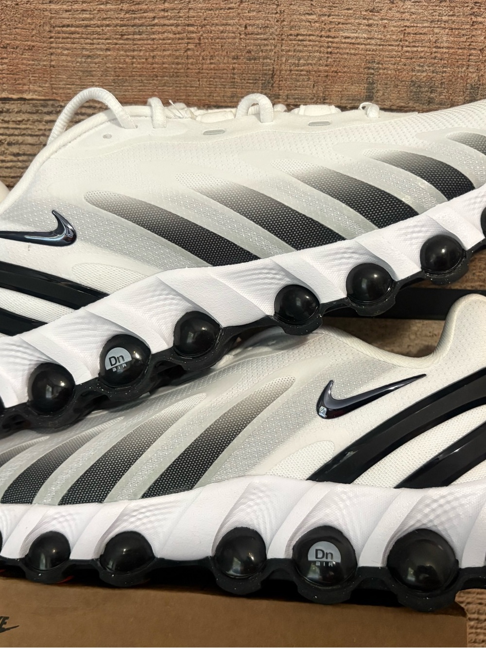 Nike White Black DN Air Running Shoes